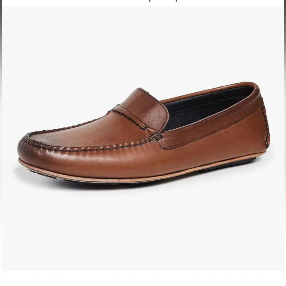 Allen Edmonds‎ Brown Leather Super Sport Loafers Sz. 10